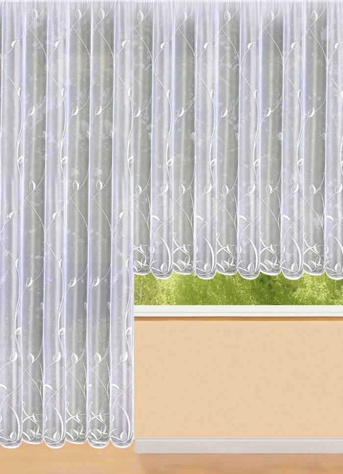 Doorschijnend rolgordijn met universele railband 