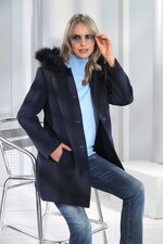 Jas met vaste capuchon 