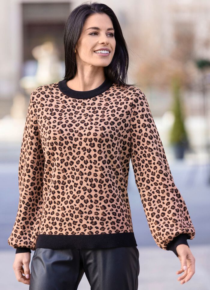 Trui met glittereffect 