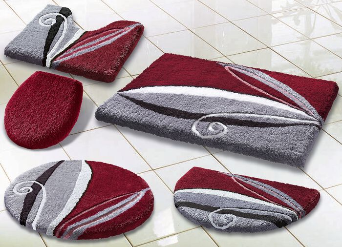 Zachte badkamerset met antislip achterkant 