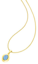 Wondermooie kettinghanger met turkoois 