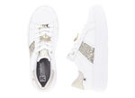 Sneakers met metalen libellesieraden WITGOUD