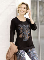 Geweldig shirt met contrastprint 