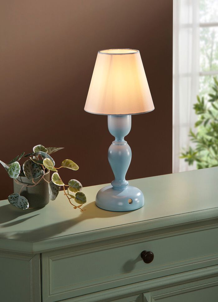 Dimbare LED tafellamp PASTELBLAUW