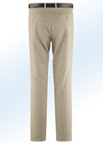 Broek "Klaus models" met riem in 5 kleuren BEIGE