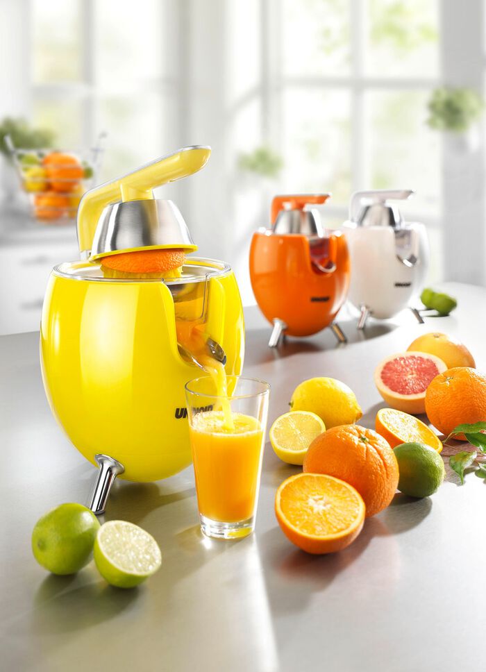 Citruspers met druppelstop en automatische start/stop 