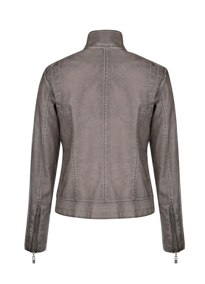 Blazer met subtiele klinknagels 