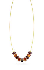 Charmante ketting met echte barnsteen 