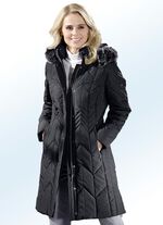 Korte jas met afneembare capuchon 