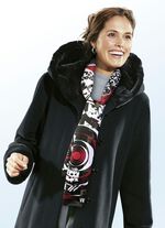 Sjaal met fantasiedessin 