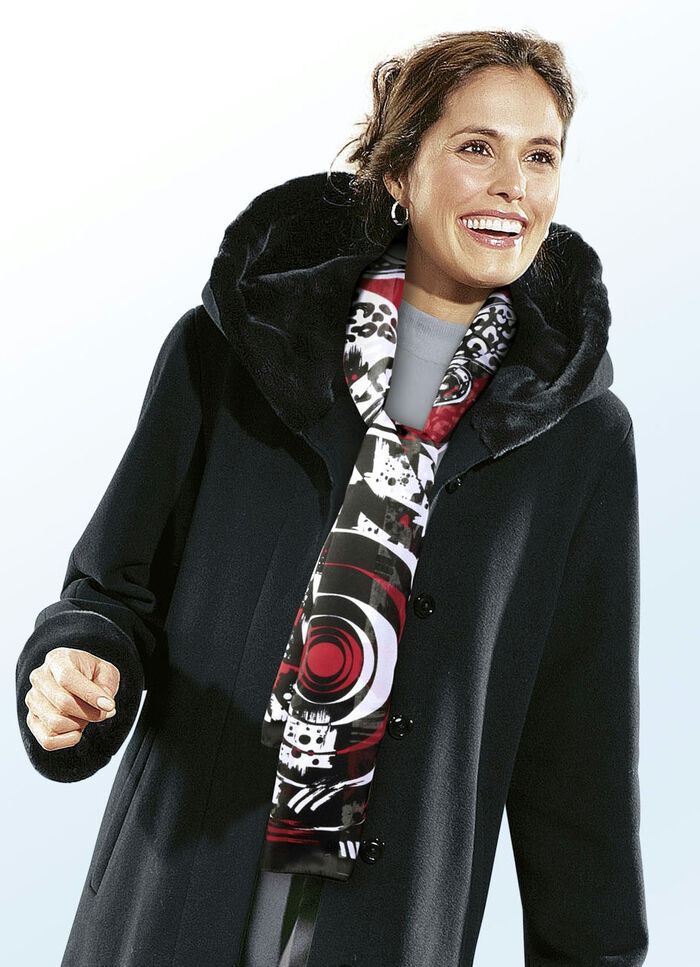 Sjaal met fantasiedessin 