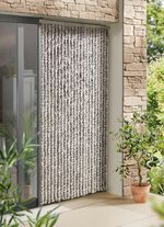 Pluizig gordijn van chenille 