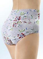 Verpakking met vier slips met bloemetjesdessin 