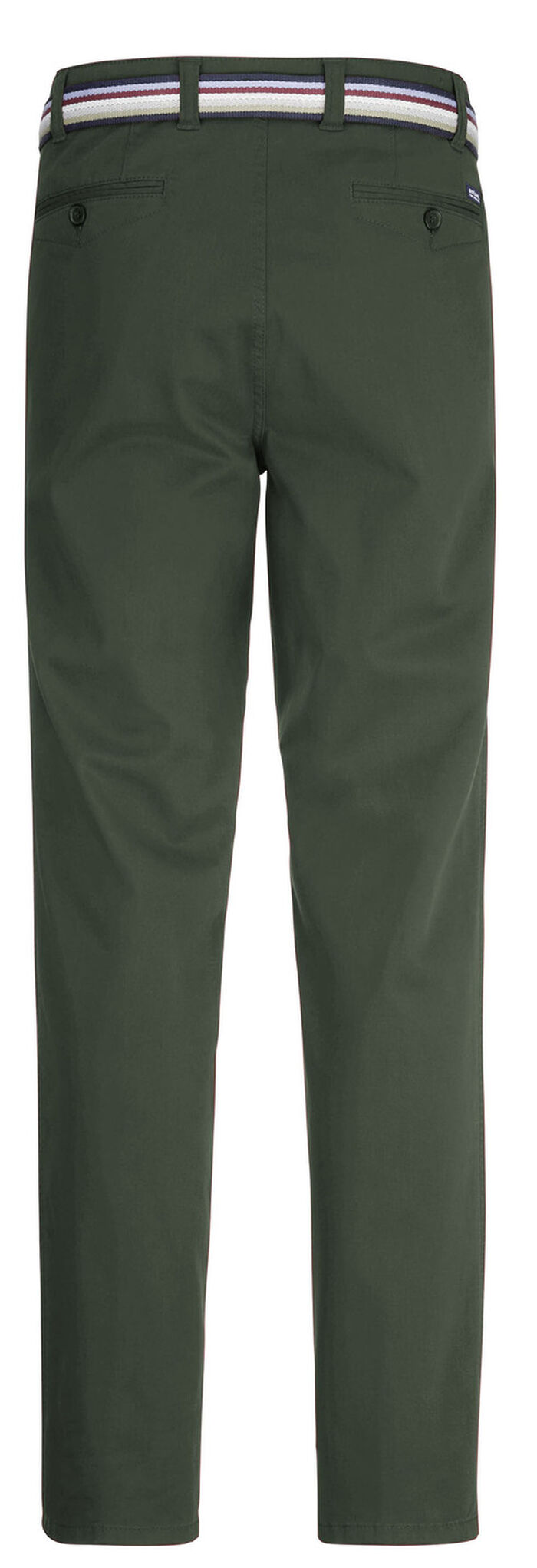 Broek "Br&uuml;hl" met riem in 3 kleuren PIJNGROEN