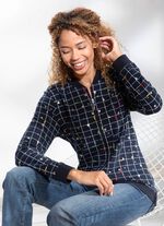 Blousejasje met geribd breisel 