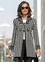 Gebreide jas van hoogwaardige jacquard 