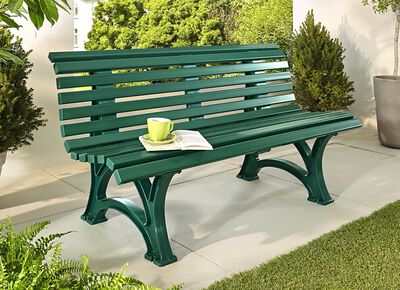 Tuinbank gemaakt van hoogwaardig kunststof 