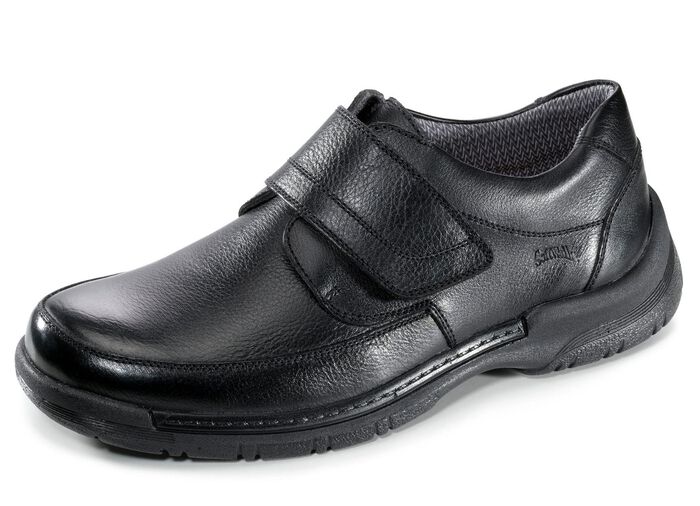 Klittenbandpantoffels met klimaatmembraan ZWART