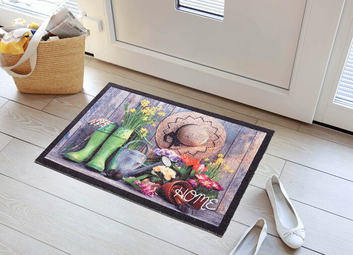 Huisdeurmat met antislip achterkant 