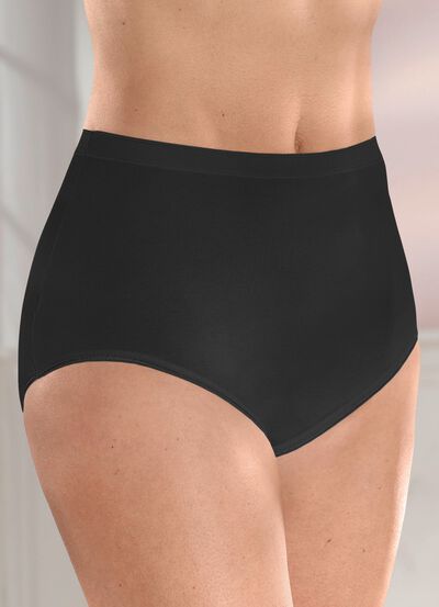 brio lingerie, set van vijf slips met elastische randen 