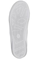 Andrea Conti pantoffels met praktische ritssluiting WIT