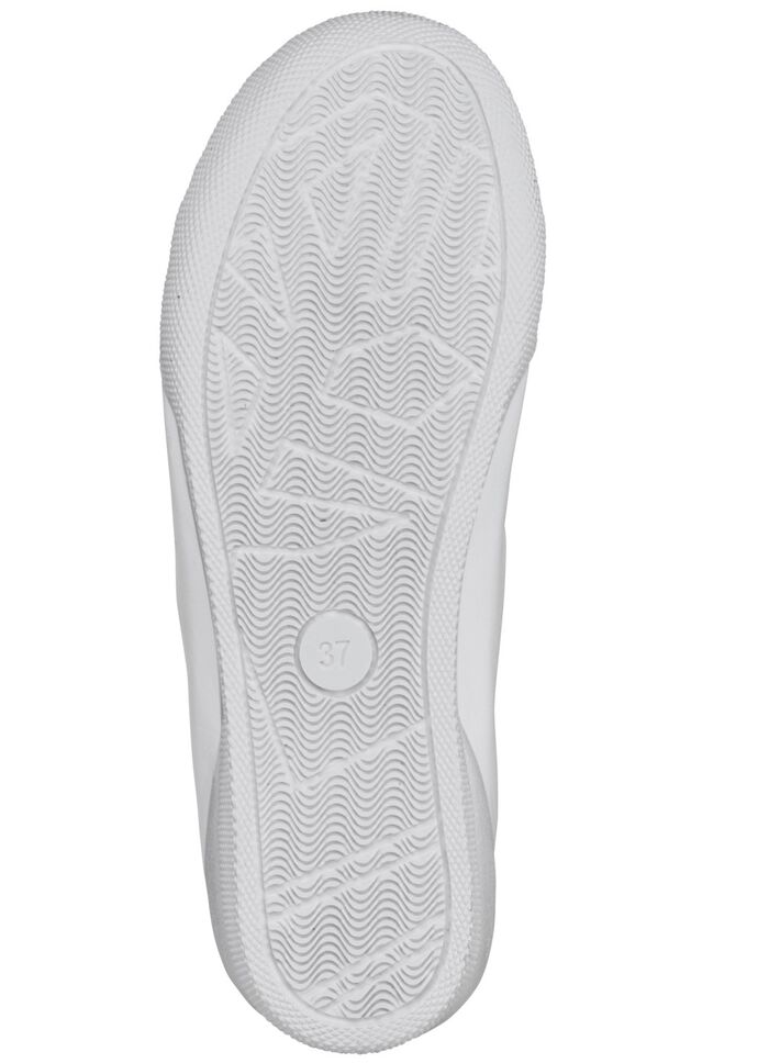 Andrea Conti pantoffels met praktische ritssluiting WIT