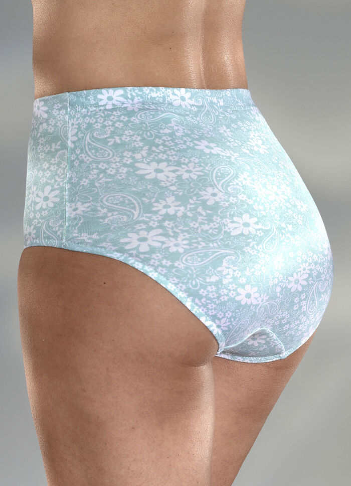 Pak van vier slips met bloemenprint 