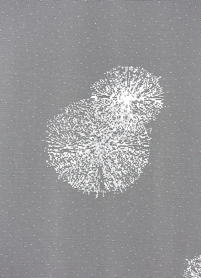 Glasgordijn met automatische plooiband 