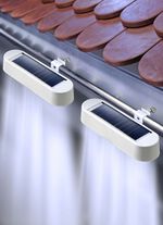 Dakgootlampen, set van 2, met stabiele houder 