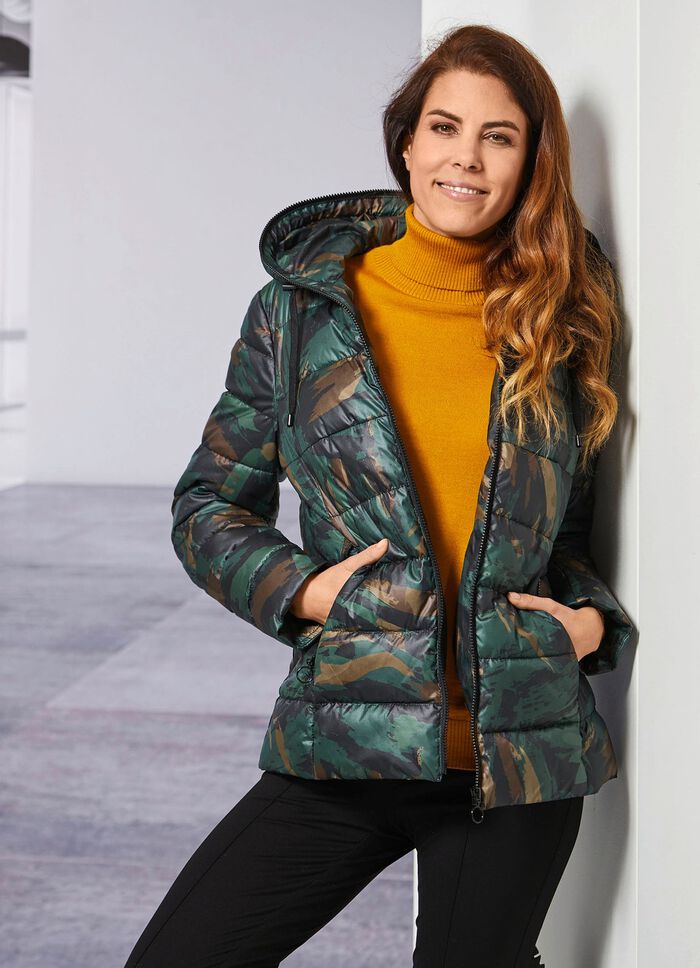 Jas met vaste capuchon 