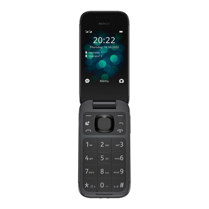 Nokia 2660 Flip clamshell-telefoon met grote knoppen 