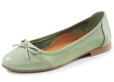 Andrea Conti, chique damesballerina&#39;s, breedte G, met uitneembaar voetbed 