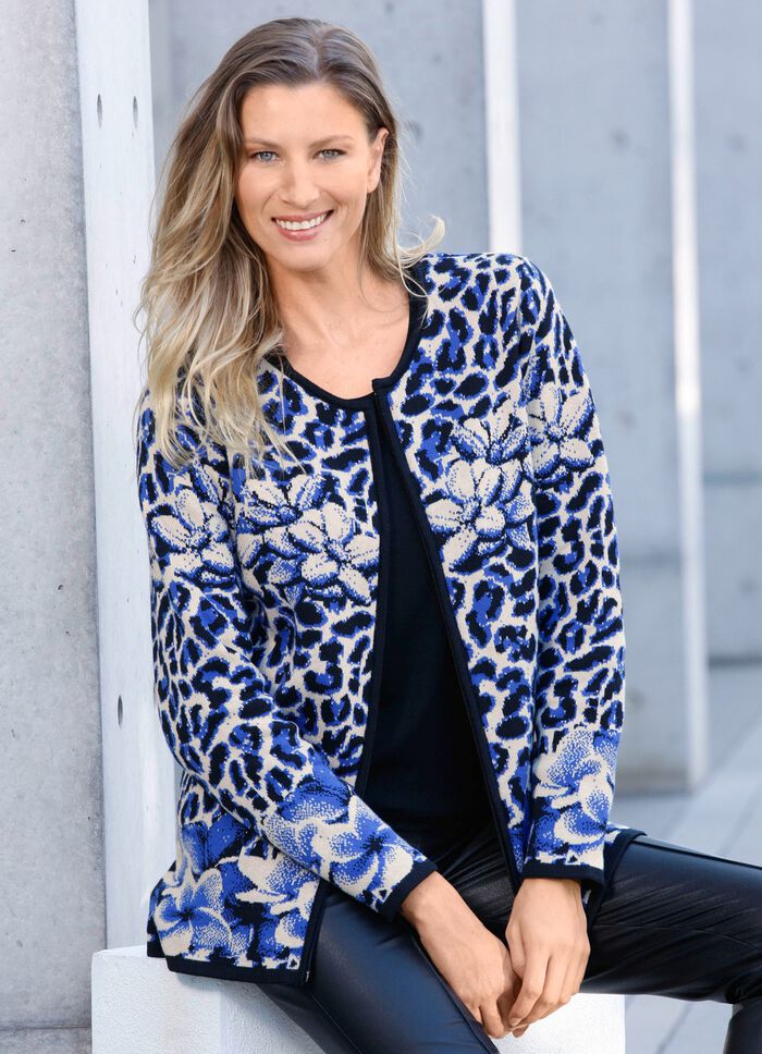 Cardigan in jacquarddessin 