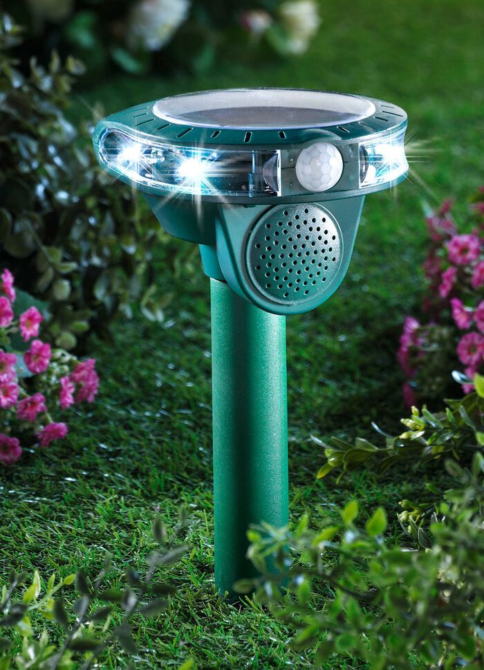 Grundig dierafweerapparaat op zonne-energie 