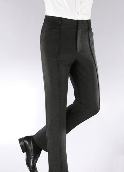 "Klaus Models" broek met elastische tailleband in 4 kleuren 