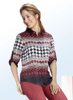 Modieuze blouse met overhemdkraag 