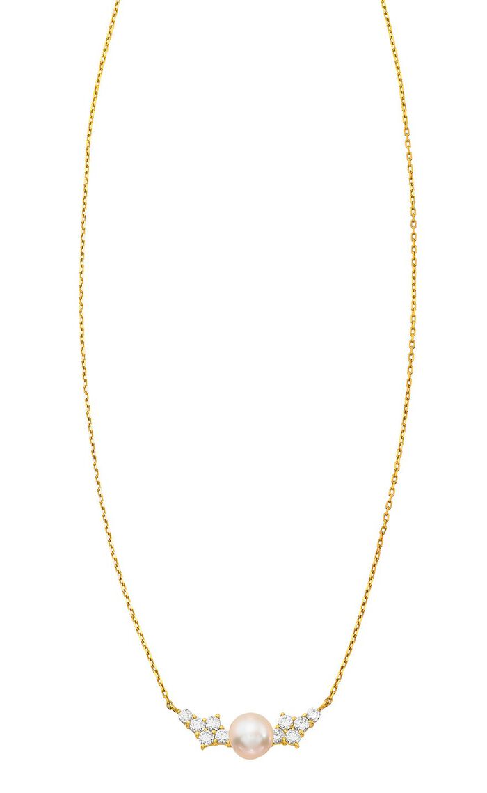 Halsketting met zoetwaterkweekparel 