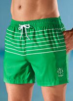 Zwemshort met gestreept design, microvezel 