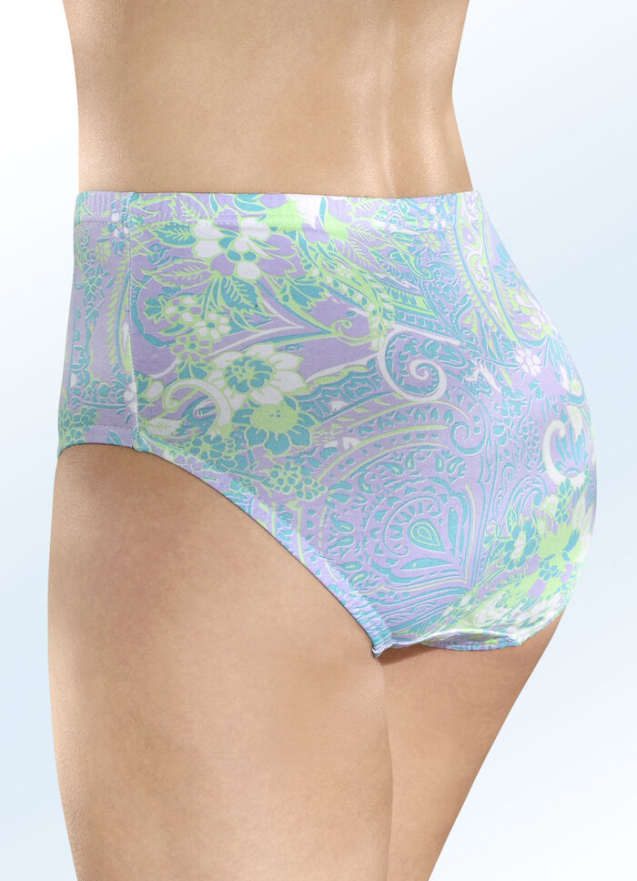 Verpakking met vijf slips met elastische band 