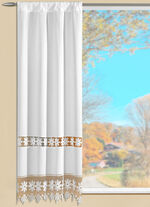 Overgordijn in landelijke stijl 