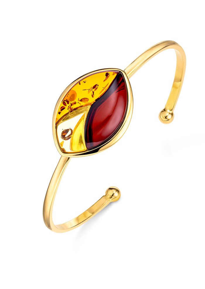 Armband met echt barnsteen 