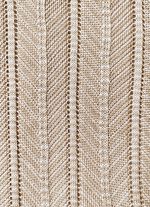 Pullover met een uitgebreide, tweekleurige structuur BEIGE-WIT