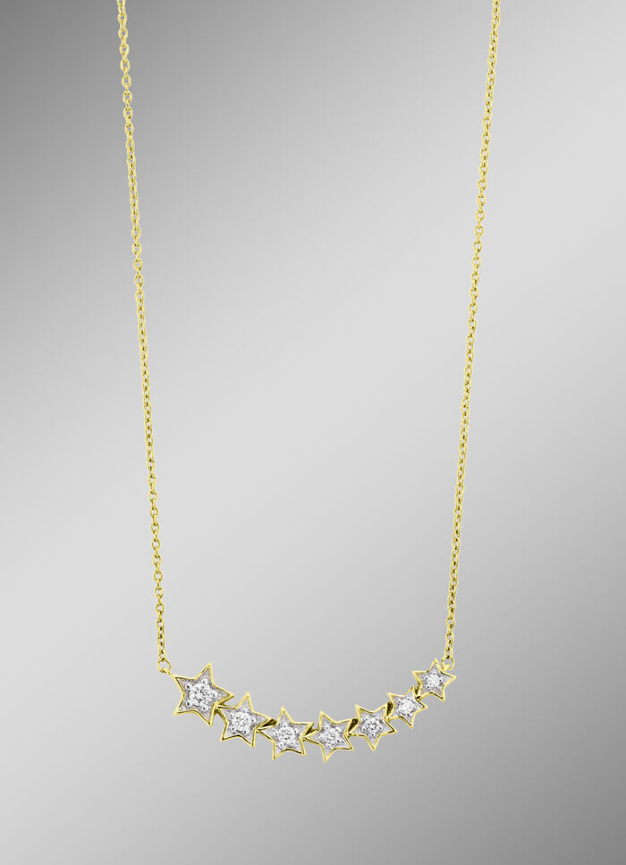 Sterrenketting met diamanten 