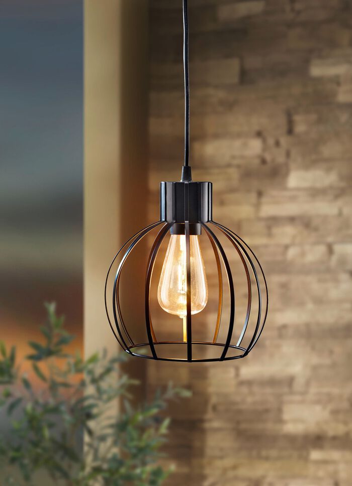 Hanglamp op zonne-energie met schemersensor 