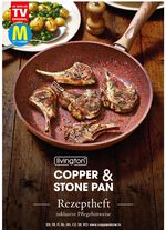 Livington Copper & Stone pannen met antiaanbaklaag 