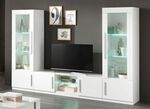 Dressoir, 3 deuren met hoogglans oppervlakken 