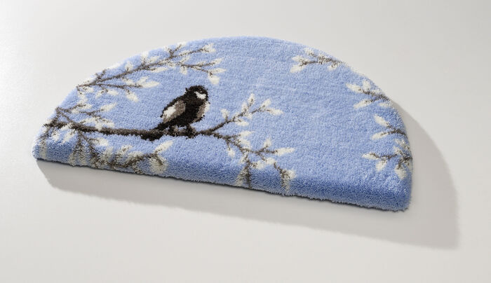 Badkamerset met antislip-onderkant, van Grund BLAUW