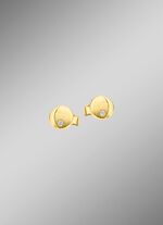 Moderne oorbellen met zirkonia 