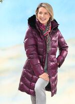 Korte donsjas in 2 kleuren 