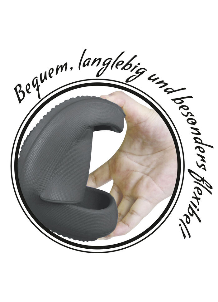 Wolkenslippers Relaxvital ZWART